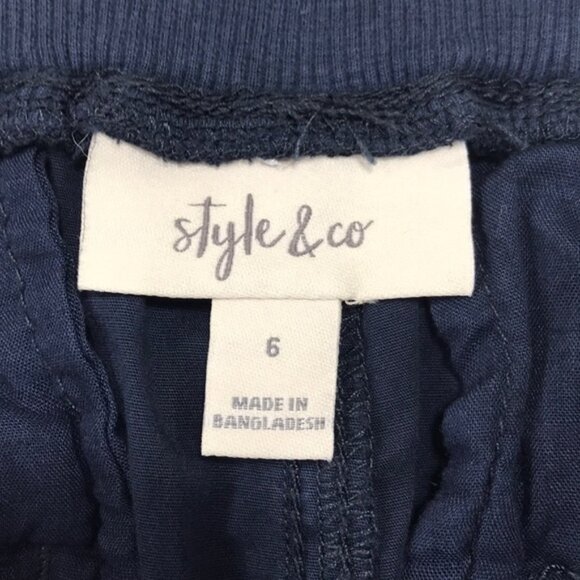 Style & Co Pull On Cuffed Utility Pants - Picture 7 of 12